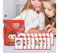 Kids Flash Cards, Instruction Learning Cards, Educational Play Machine, Early Childhood Toy, Interactive Study Tool for Ages 4-6 Boys Girls Birthday Kindergarten Classroom Homeschool Travel Family