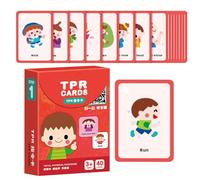 Kids Flash Cards, Speech Instruction Cards, 4.49x3.23x1.1 inches Compact Educational Early Learning Toy Machine for Kindergarten, Home, Homeschool, Travel and Outdoor Use