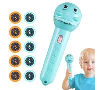 Kids Flashlight | 80 Patterns Kids Projector Light,with 10 Discs Handheld Lamp for Interactive Educational Game Shadow Play Storytelling