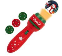 Kids Flashlight Projector, 24 Image Torch Night Light, Educational Christmas Flashlight Toy, Portable Story Projection Lamp for Bedroom Nursery Party Favors, Fun Nighttime Learning Toy