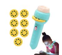 Kids Flashlight Projector Flashlight Projector Toy | Flashlight Educational Toy - 56 , 7 Themes Including Fruits, Vehicles, Animals, Flashlight Projector for Cognitive Image