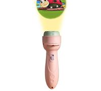 Kids Flashlight Projector Toy - Scientific Night Light with 24 Patterns for Bedroom | ABS Resin with LED Picture Slides, Rotating Projection Lamp, Educational Learning Toy for the