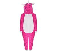 Kids Fleece A2Z Onesie One Piece Animal Pyjamas - E.Soft Unicorn 925 Cerise 9-10