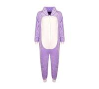 Kids Fleece A2Z Onesie One Piece Animal Pyjamas - E.Soft Unicorn 925 Purple 11-12