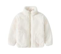 Kids Fleece Coat Hooded Jackets Hoody Lightweight Down Jacket Padded Quilted Puffer Coat Windproof Fleece Jackets Full Sleeve Parka Overcoat Warm Casual Packable Travel School Ski Outwear