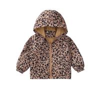 Kids Fleece Coat Hooded Jackets Thermal Puffer Coat Waterproof Winter Jackets with Fleece Lining Lightweight Warm Down Coat for Children Toddler Thermal School Coats Padded Travel Clothing