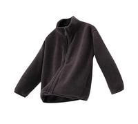 Kids Fleece Jackets Winter Faux Fur Coat Girls Boys Warm Sherpa Plush Coat Kids Zip Up Jackets Fall Winter Warm Outwear School Cold Weather Dark Gray 1 Year