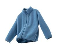 Kids Fleece Jackets Winter Faux Fur Coat Girls Boys Warm Sherpa Plush Coat Kids Zip Up Jackets Fall Winter Warm Outwear School Cold Weather Sky Blue 1 Year
