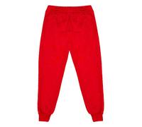 Kids Fleece Jogging Bottoms Boys Girls Sports PE Joggers Children Unisex Casual Fleece Pull On Trousers School Play Tracksuit Classic Bottom Soft Jog Pants (Red, 5-6 Years)