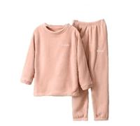 Kids Fleece Pyjamas Girls Boys Long Sleeve Warm PJs Sets Soft Fuzzy Homewear With Fleece Sweatpants Nightwear Children Sleepwear Teens Comfortable Loungewear and Nightwear Age 2-12 (11-12 Years)