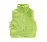 Kids Fleece Vest Zipped Jackets Lightweight Puffer Coat Waterproof Winter Jackets with Fleece Lining Warm Down Warm Coat for Children Toddler Thermal School Coats for Age 3-13 Years