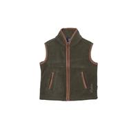 Kid's Fleece Waistcoat Sleeveless Jacket Zip Up Gilet Vest in 3 Colours (UK, Age, 2 Years, Regular, Khaki)