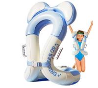 Kids Float Vest - Inflatable Kids Swim Vest Arm | Pool Float with Adjustable Safety Buckle Pool Swimming Ring Jumper Inflatable for Outdoor Rivers Backyard Beach