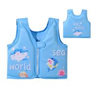 Kids Float Vest,Inflatable Swim Training Life Vest - Ergonomic Water Floats Buoyancy Jacket Lightweight Swimming Aid for Lake River Bathtub Water Activities