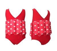 Kids Float Vest One Piece Toddler Swimming Costume Girls Swim Vest Rash Guard wimsuit Buoyancy Floatsuit Sun Shirt UPF50+ Swimwear Bathing Suit Top Watermelon Red