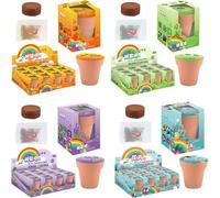 Kids Flower Growing Kit - Mini Potted Plants Diy, Seed Starting Kit Early Education Science, Kindergarten Activity Observation Flowers and Vegetables Develop | Thinking Nature Interest Children