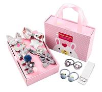 Kids Flower Hair Rope Soft Scrunchies Hair Ties Star Hair Clip Elastic Bowknots Hair Bands Crown Hairpin Bowknot Hair Clip Elastic Ponytail Holder