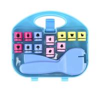 Kids Flower Paper Hit Craft Tool with 12 Designs Safe Not Materials for Art Projects and Early Education Kids Art