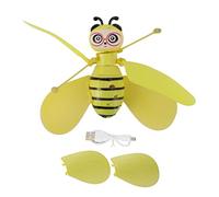 Kids Flying Toy, Bee Shape, ABS Material, Practical Induction Flight Toy, Cute with Lights for Home