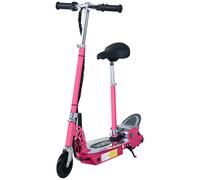 Kids Foldable Electric Scooter Battery 12V 120W Seat Brake Pink 7-12 Years