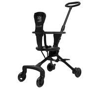 Kids Folding Stroller, Lightweight and Reversible Kids Stroller, 360° Rotating Reversible Stroller, Foldable Baby Stroller with Safety Belt for Parks, Running, Walking and Pi