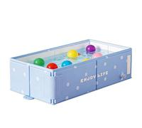 Kids Folding Tub - Portable Shower Basin 76x40x21cm, PVC Stable Bath | Travel Camping Beach Indoor Outdoor Hotel Soaking Bathing Safety Comfort Solution for Children Family Use Lightweight Co