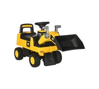 Kids Foot-Powered Excavator Toy with Manual Shovel & Storage