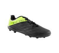 Kids' Football Boots Moulded Studs Black & Yellow - Agility 100