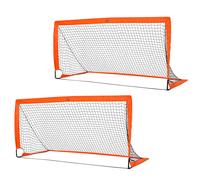 Kids Football Goals Adults Folding Outdoor Childrens All Weather Goal Net 6'x3'