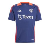 Kids Football Jersey Navy 2024-2025 Manchester United Soccer Training Shirt