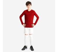 Kids Football Long-sleeved Seamless Thermal Base Layer Top Keepdry - Red