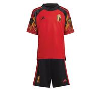 Kids Football Mini Kit Red 2022-2023 Belgium Home Soccer Jersey Training Set