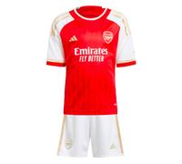 Kids Football Mini Kit Red 2023-2024 Arsenal Home Jersey Shorts and Socks Set