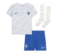 France Away Little Boys Mini Kit 2022-2023 Kids White Polyester Made By: Nike