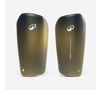 Kids Football Shin Guards With Support Sleeves F500 - Blue