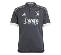 adidas Juventus Third Shirt 2023 2024 Juniors 15-16 Years Carbon/White