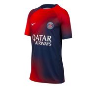 Kids Football Shirt Midnight Navy 2023-2024 PSG Pre-Match Soccer Jersey Tee Top
