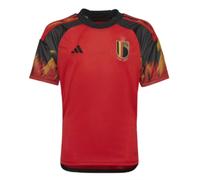 Kids Football Shirt Red 2022-2023 Belgium Home Soccer Training Tee Sportswear