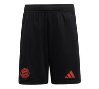 Kids Football Short Black 2024-2025 Bayern Munich Away Soccer Bottoms Sportswear