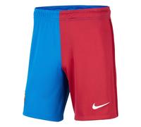 Kids Football Shorts Blue Barcelona Home 2021-2022 Sports Soccer Half Pants