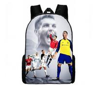 Kids Football Star Themed Backpack for School, 44x29x13 cm