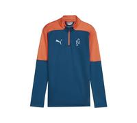 Puma x Neymar Jr Creativity Junior 1/4 Zip Colour: OCEAN, Size: 11-12 years