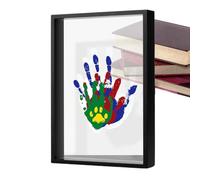 Kids Footprint Kit - KeepSake Craft Hand Mould Clear Ornament Photo | Birthday Gift for Kids, Handmade Souvenir for Home' Office