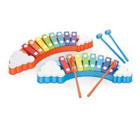 Kids For Play Toy Realistic Wooden Xylophone For Wisdom Instrument Portable Multifunctional Table Game For Creative Glockenspiel Mallets