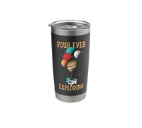 Kids Four Ever Exploring Outer Space Planets 4th Birthday Stainless Steel Insulated Tumbler