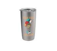 Kids Four Ever Exploring Outer Space Planets 4th Birthday Stainless Steel Insulated Tumbler