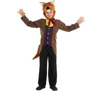 Fun Shack Fox Costume Kids Boys Book Character Fancy Dress Outfits Childrens Costumes for Kids Large