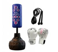 Kids Free Standing Boxing Punch Bag with Gloves - Adjustable Punching Bag Training Set for Boys & Girls, Durable Home Boxing Equipment for Fitness & Active Play