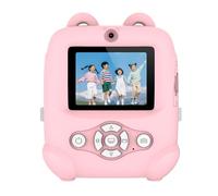 Kids Friendly Instantly Printing Camera Video for Kids Exploration Supporting Recyclable Film Compatibility Easy to Use Film Compatible Instantly Camera