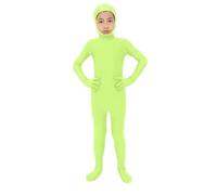 Kids Full Body Jumpsuit Hooded Footed Long Sleeve Stretchy One Piece Jumpsuit Halloween Onesies for Teens Event Stage Performance Wear Form Fitting Smooth Durable Comfortable Apparel